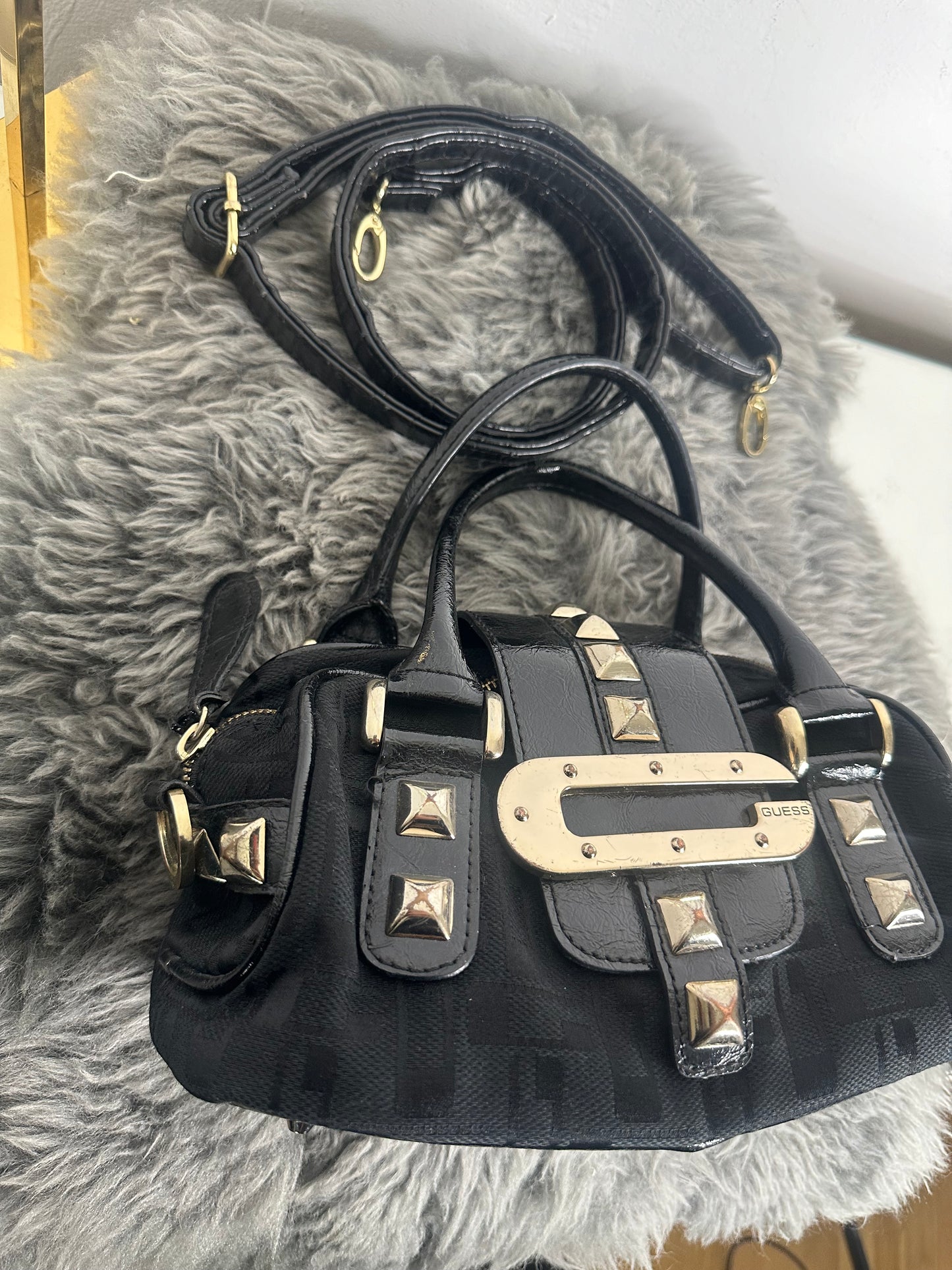 Guess vintage Tasche y2k schwarz