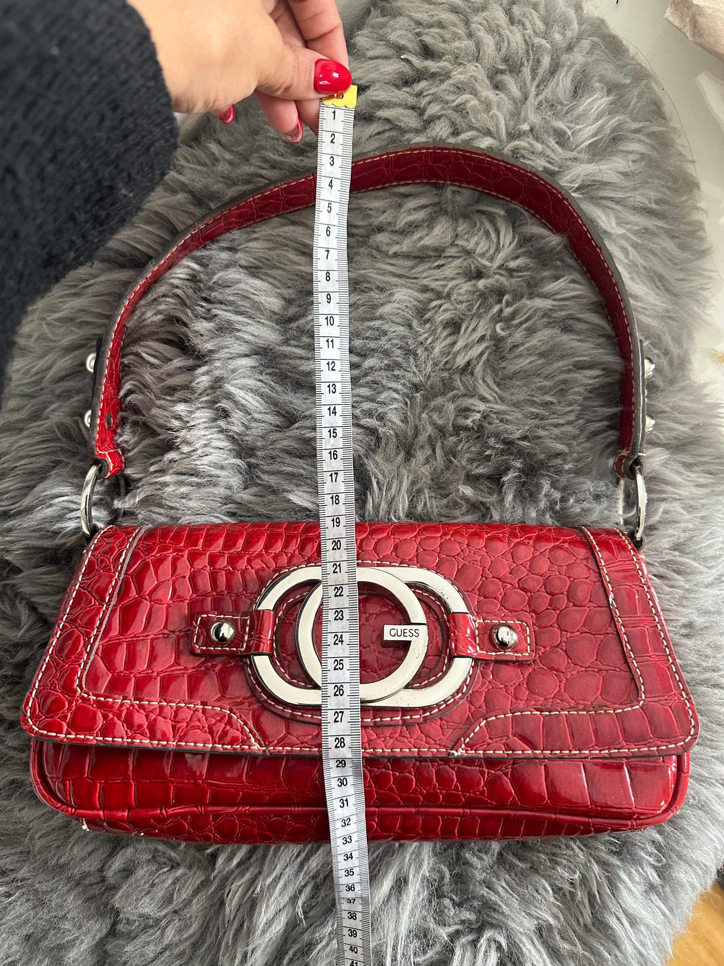 Guess vintage Tasche rot y2k selten