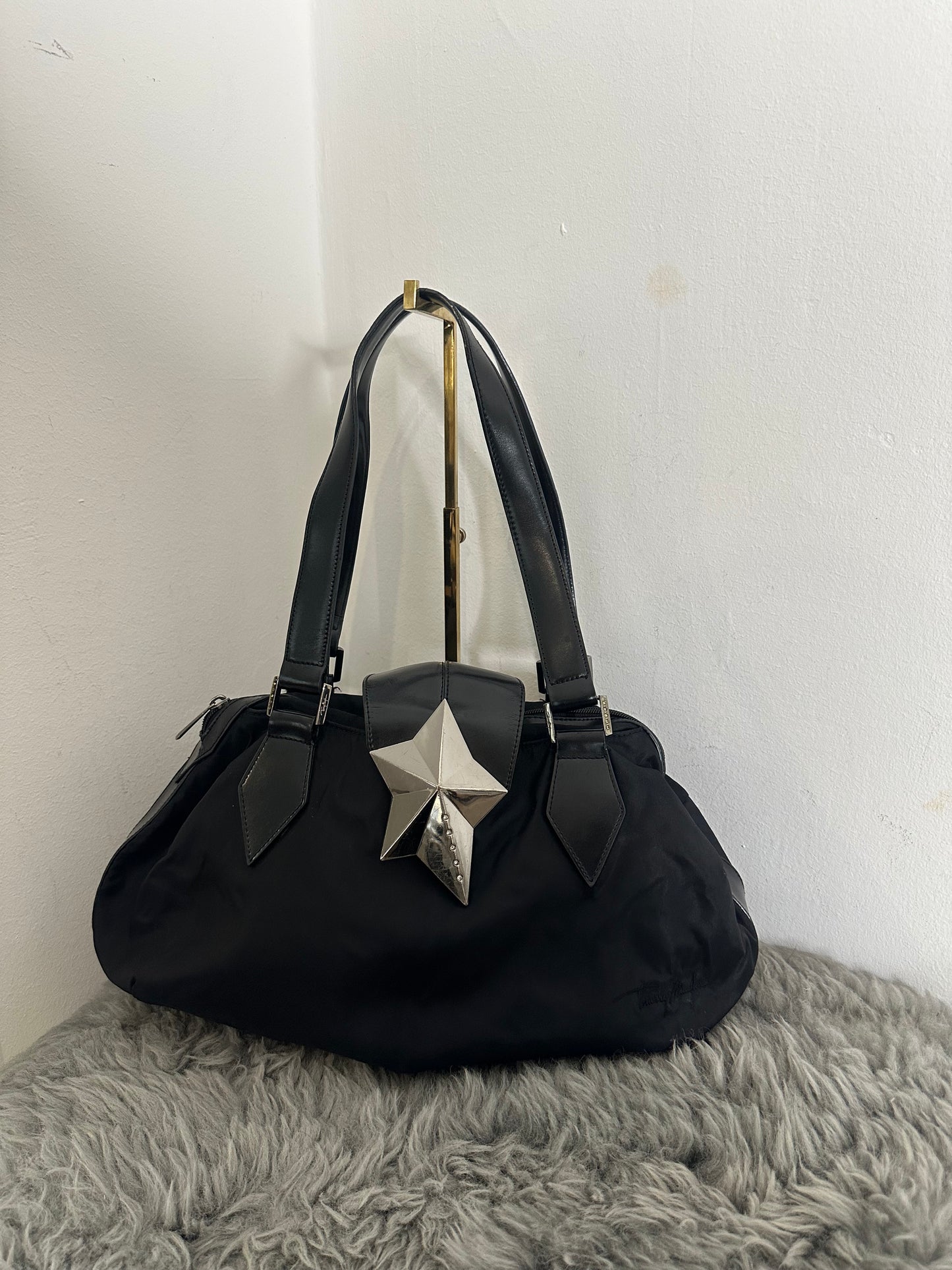 Thierry Mugler vintage tasche schwarz