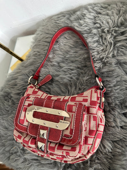 Guess vintage tasche Y2K rot selten