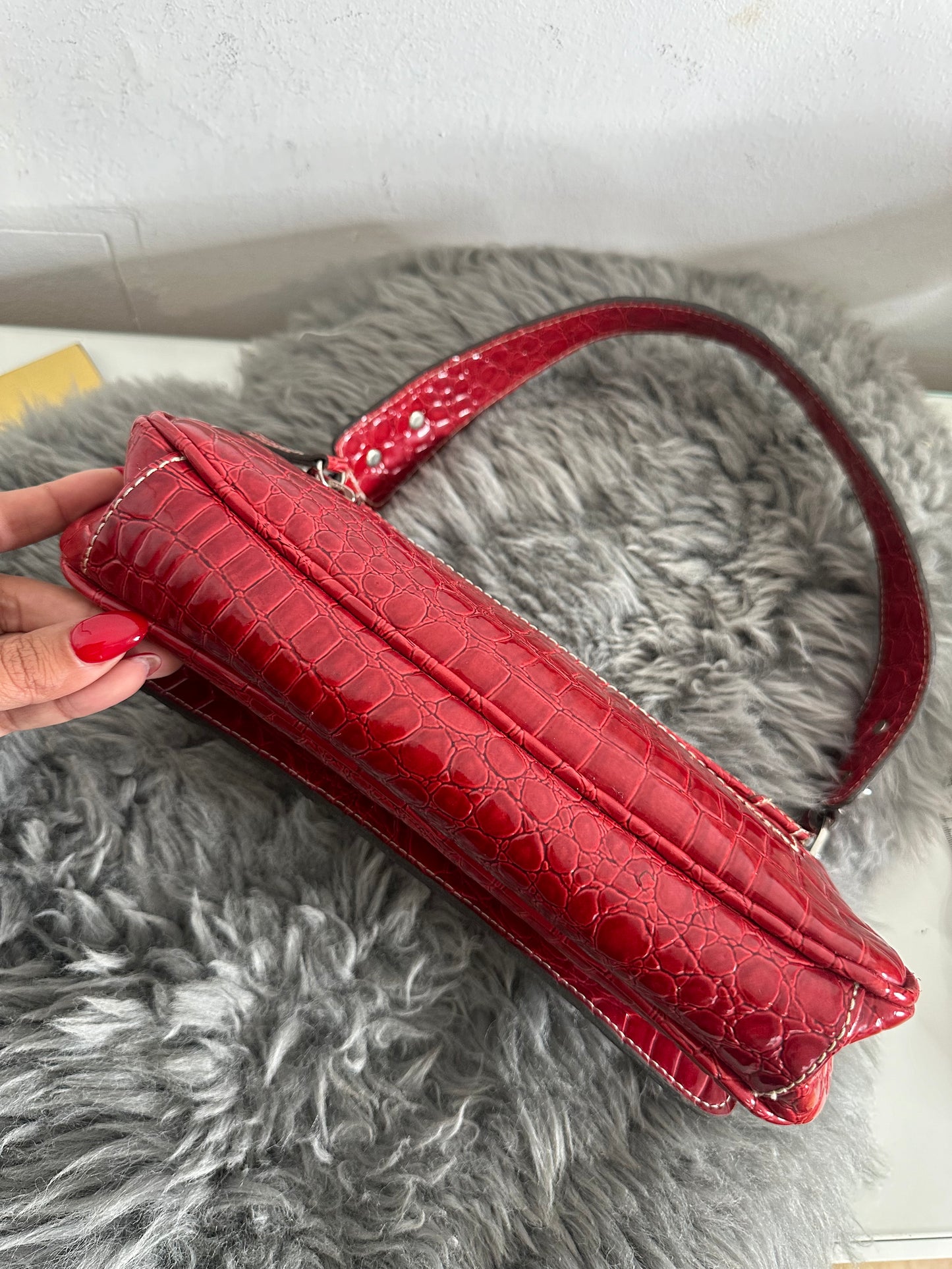 Guess vintage Tasche rot y2k selten