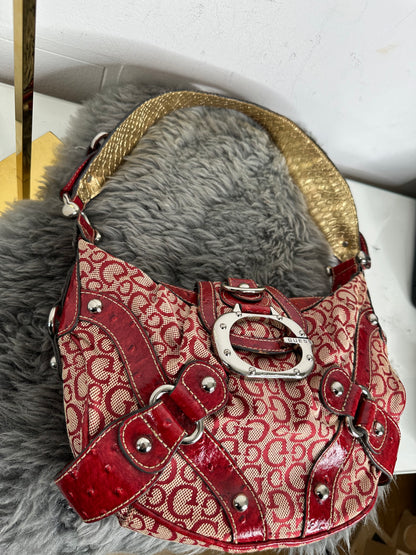 Guess vintage tasche rot sehr seltene Farbe