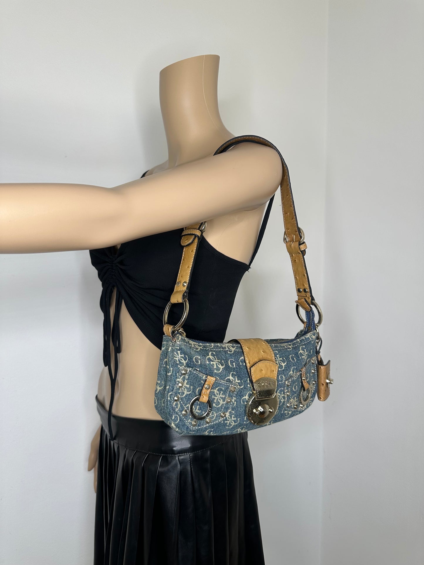 Guess vintage Tasche denim look selten