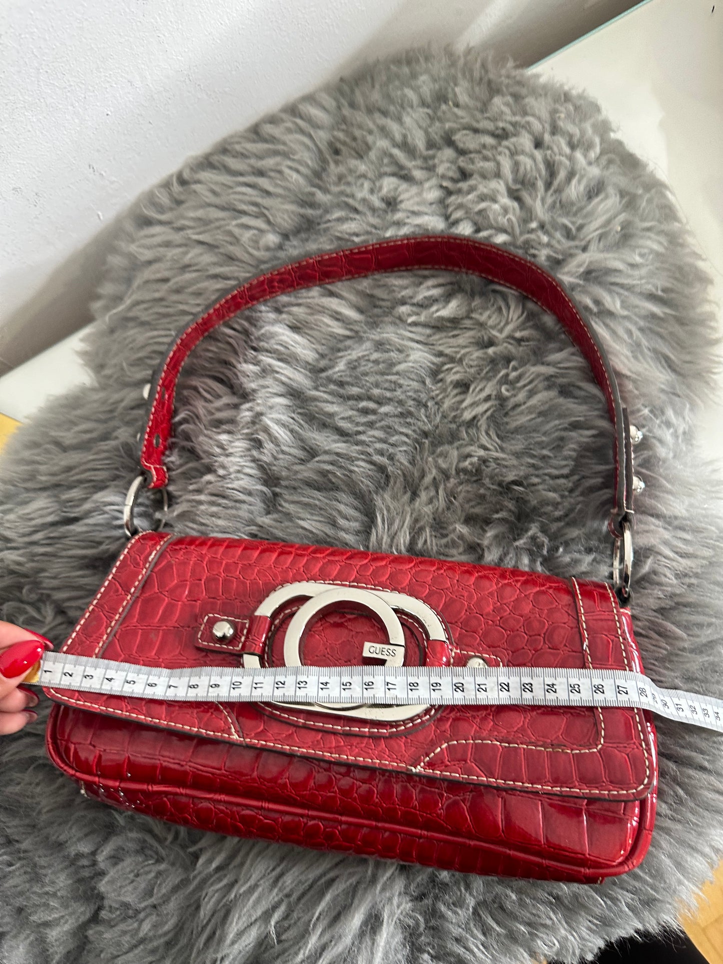 Guess vintage Tasche rot y2k selten