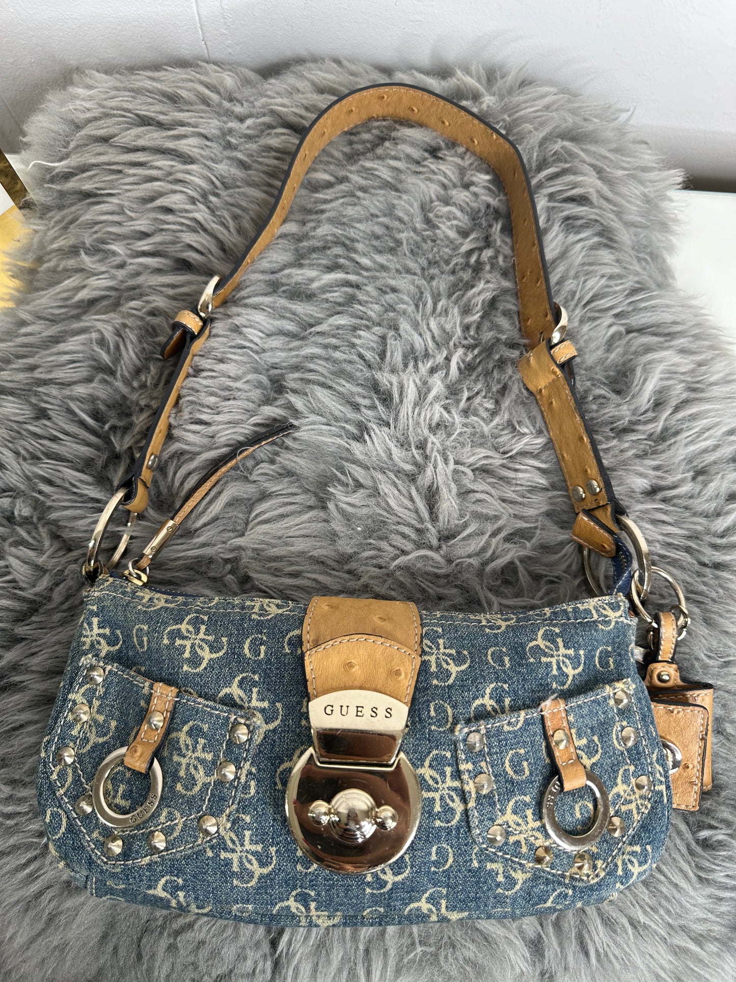 Guess vintage Tasche denim look selten