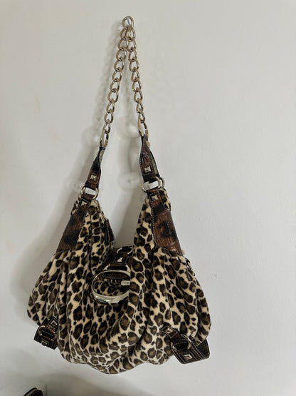 Guess vintage tasche leopard selten