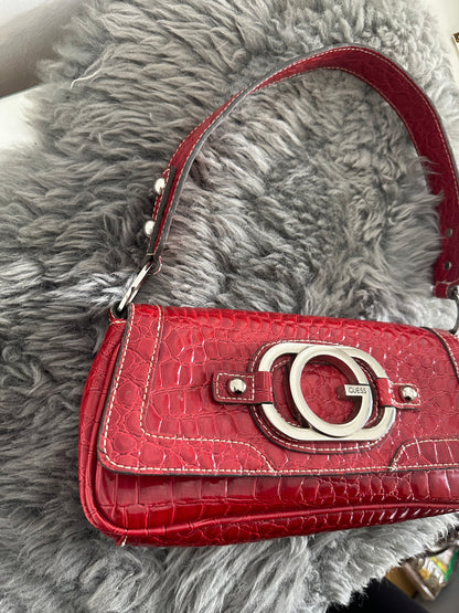 Guess vintage Tasche rot y2k selten