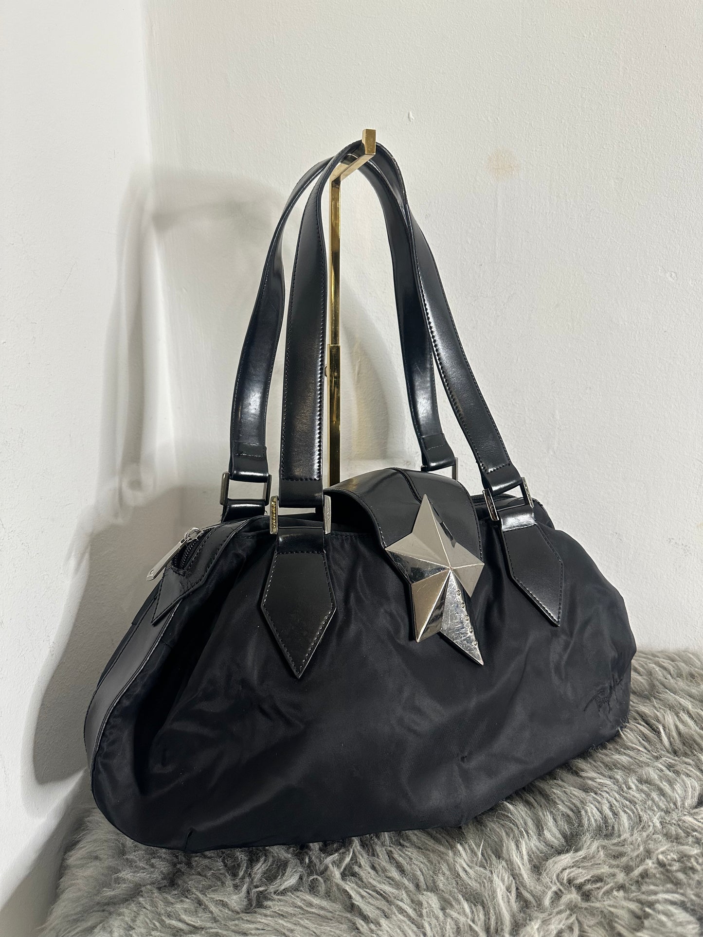 Thierry Mugler vintage tasche schwarz