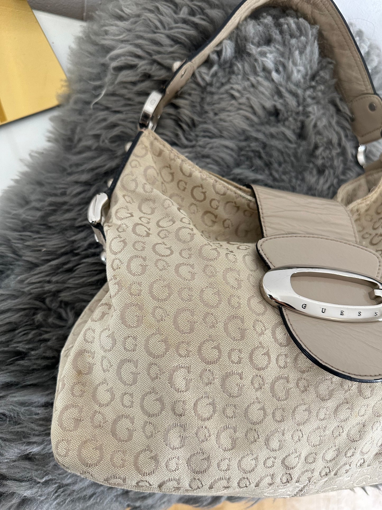 Guess vintage tasche beige