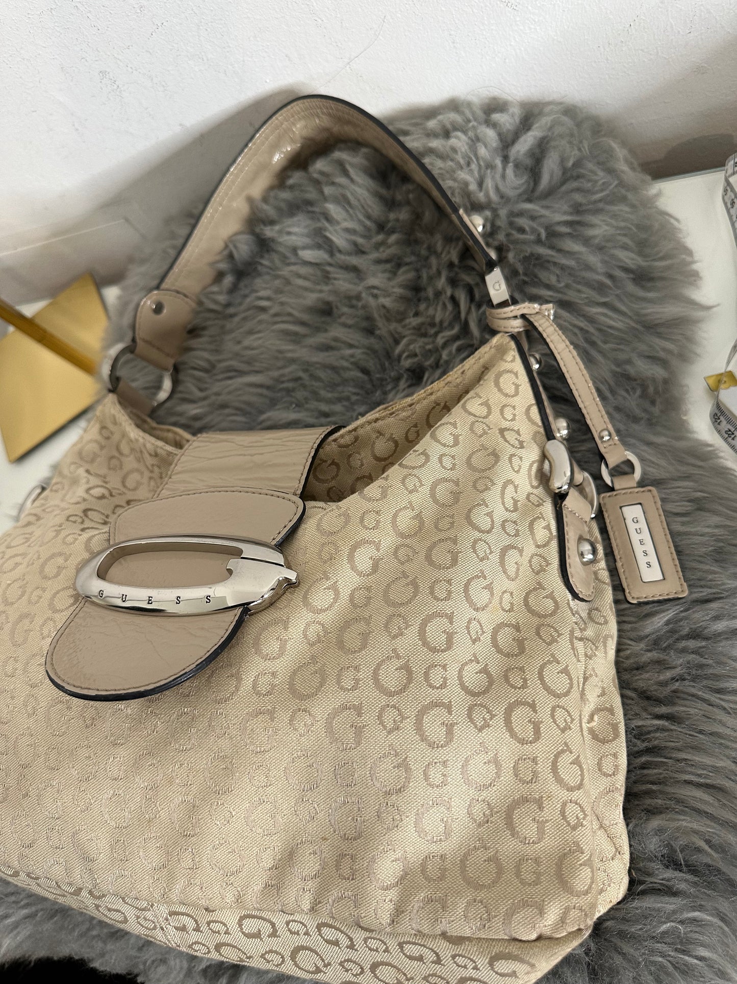 Guess vintage tasche beige