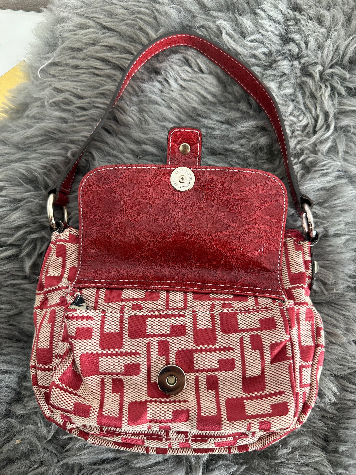 Guess vintage tasche Y2K rot selten