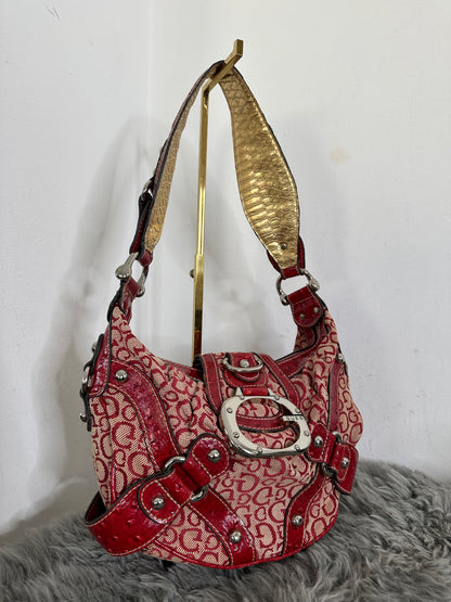 Guess vintage tasche rot sehr seltene Farbe