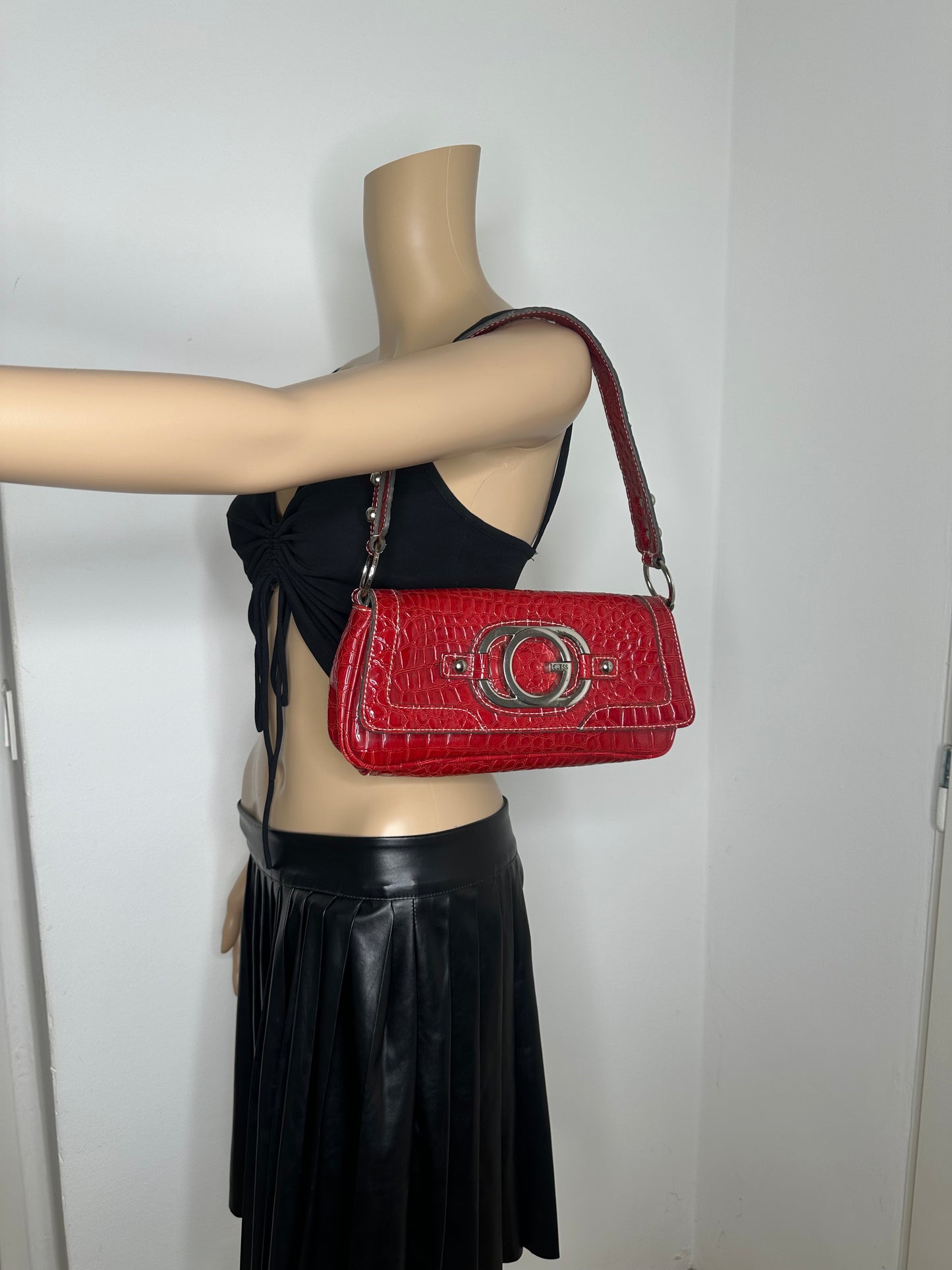 Guess vintage Tasche rot y2k selten