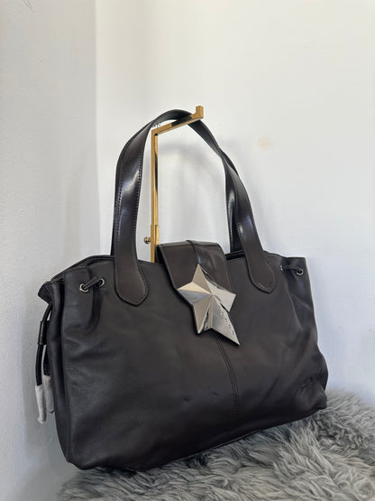 Thierry Mugler vintage tasche braun Leder