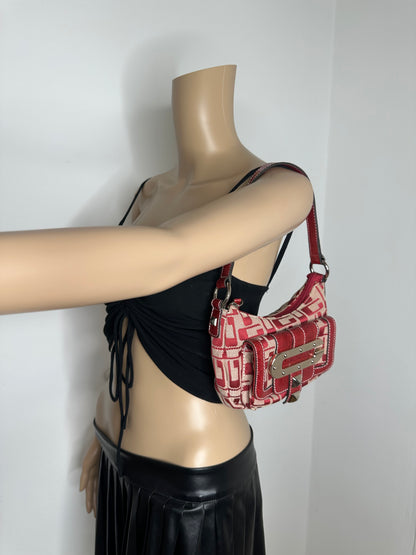 Guess vintage tasche Y2K rot selten