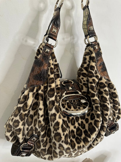 Guess vintage tasche leopard selten