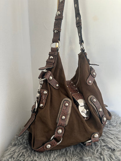 Guess vintage tasche braun y2k