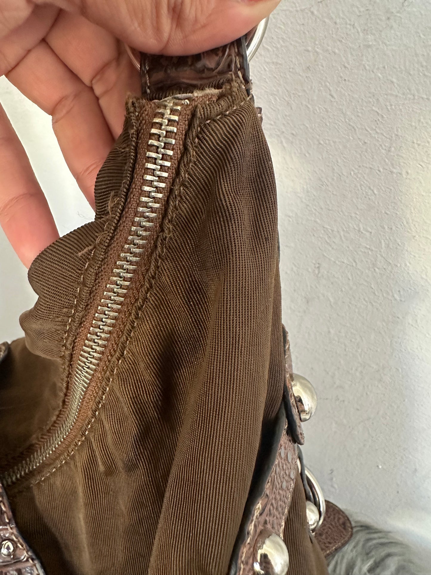 Guess vintage tasche braun y2k