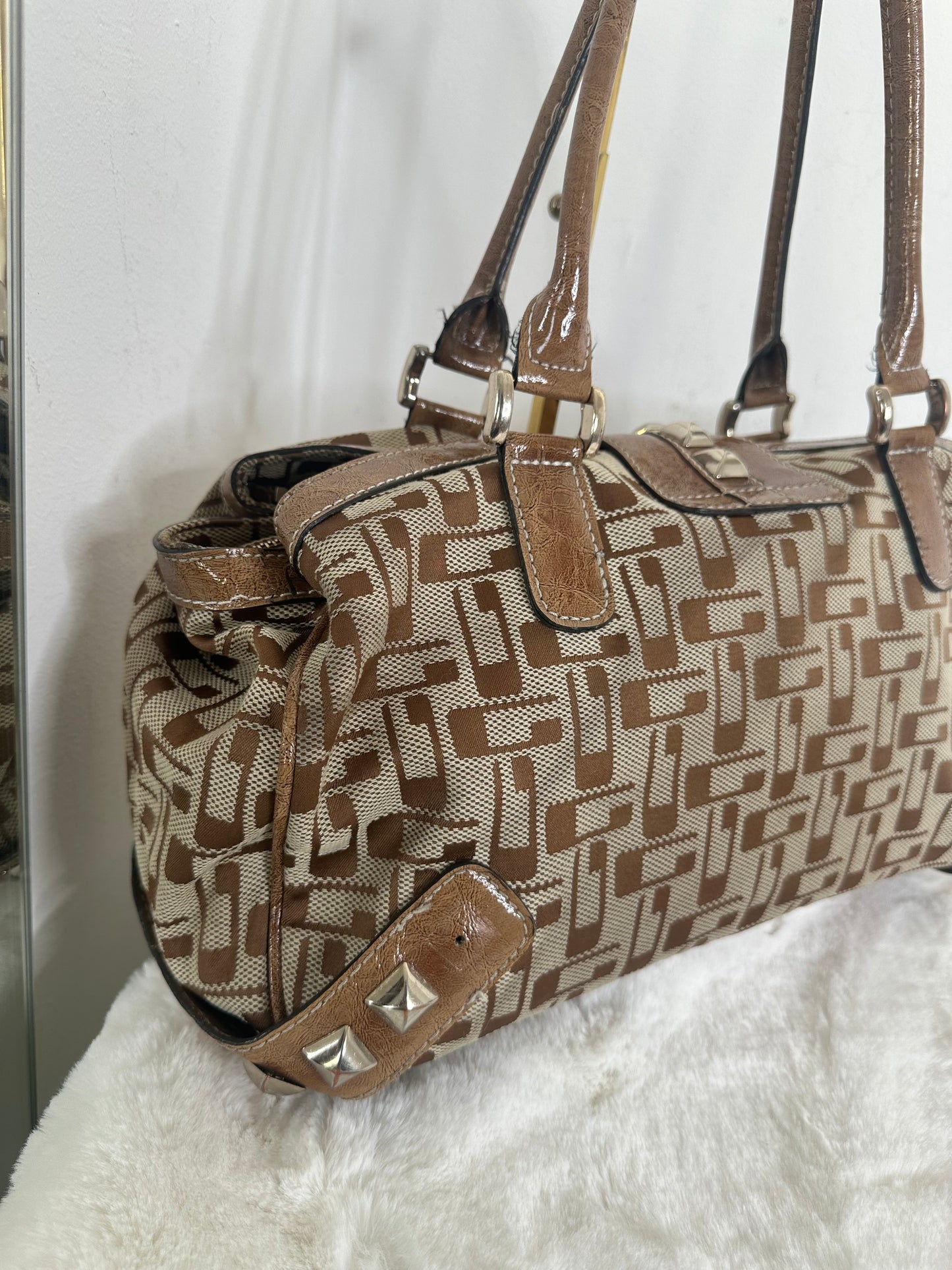 Guess tasche vintage beige Braun y2k