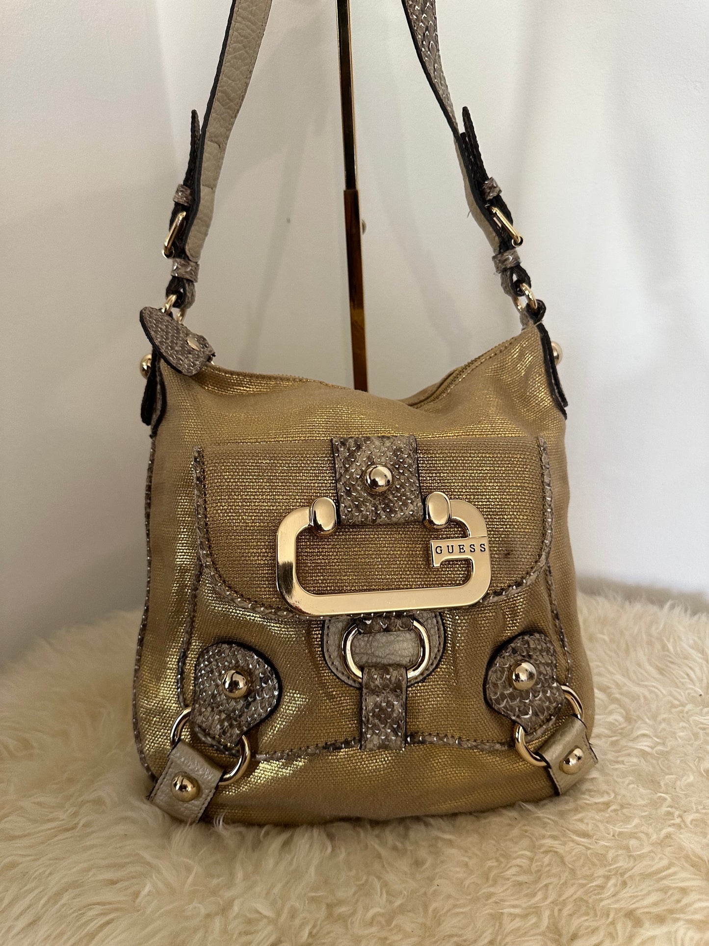 Guess vintage tasche gold