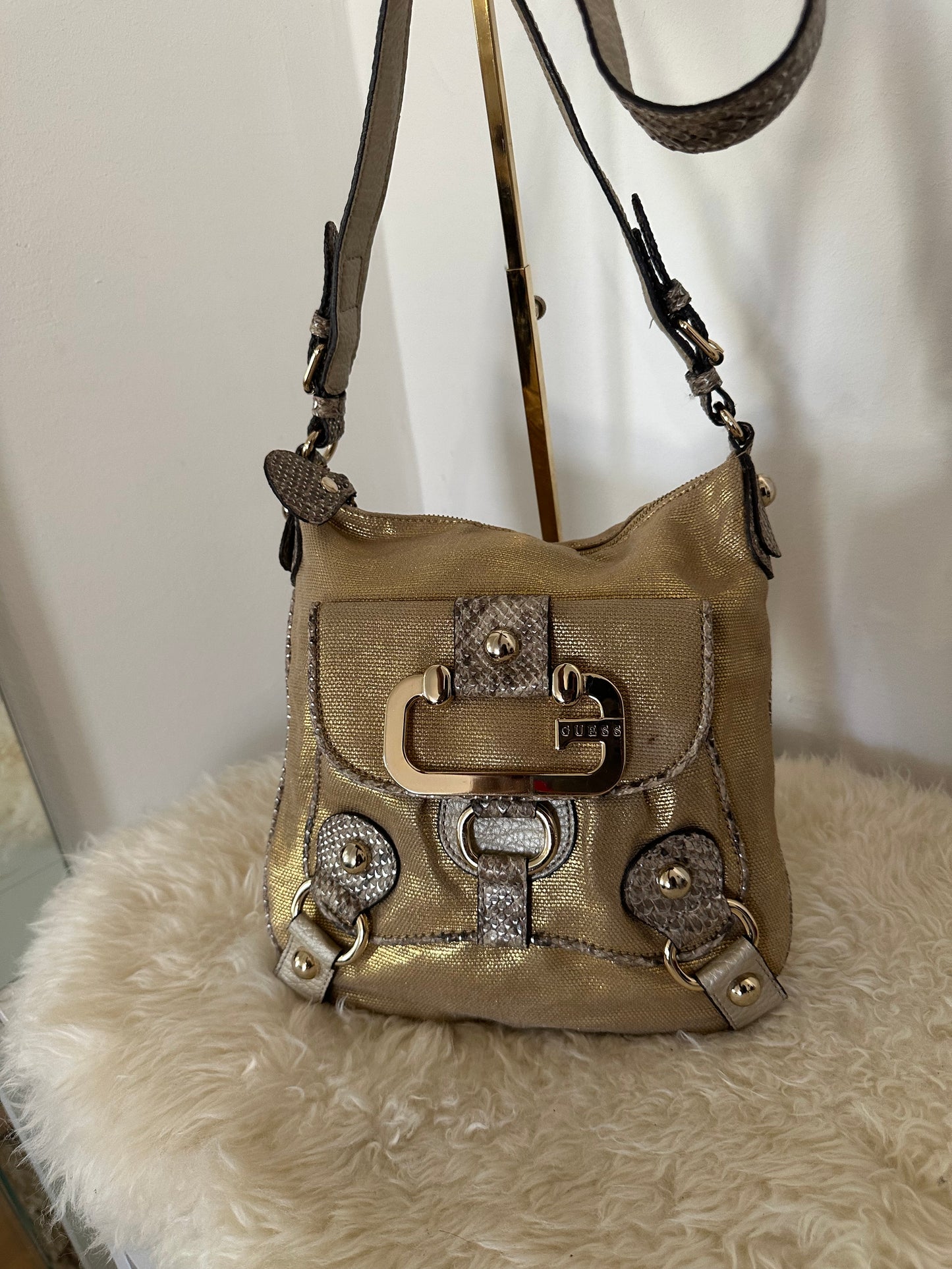 Guess vintage tasche gold