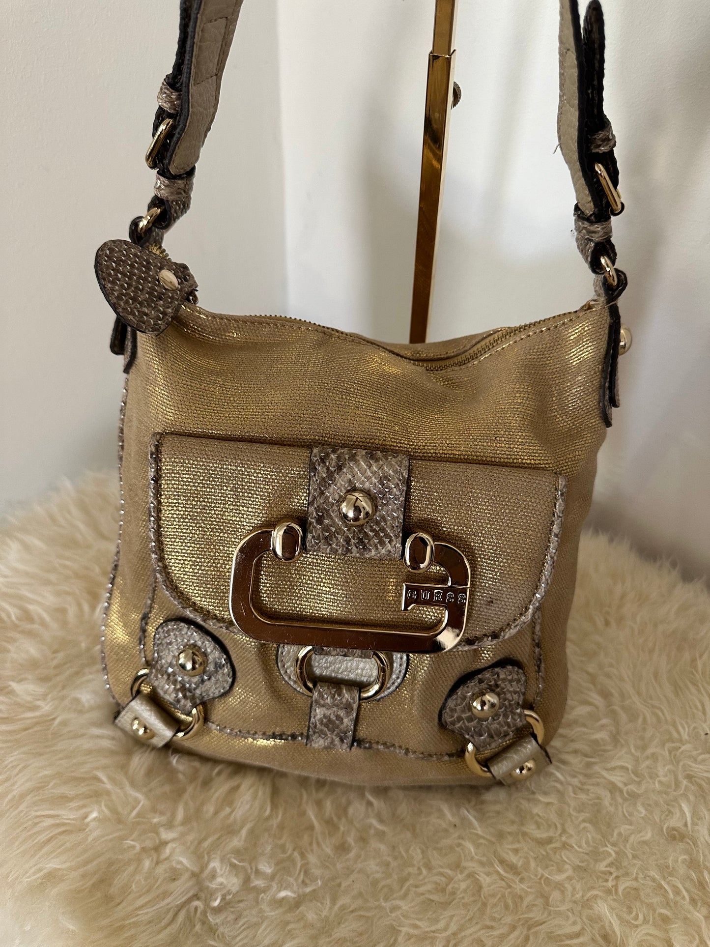 Guess vintage tasche gold