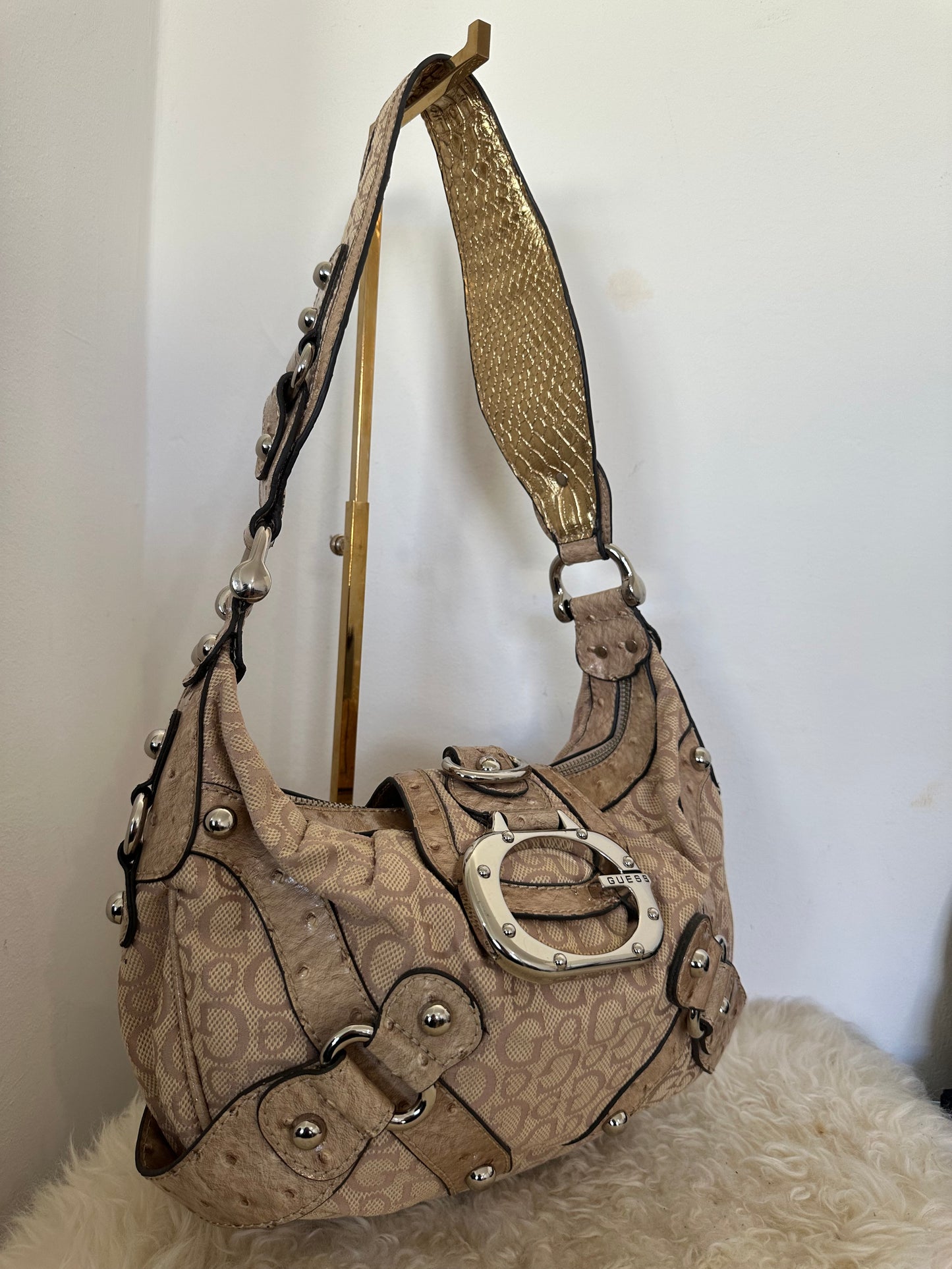 Guess Tasche vintage y2k rare beige