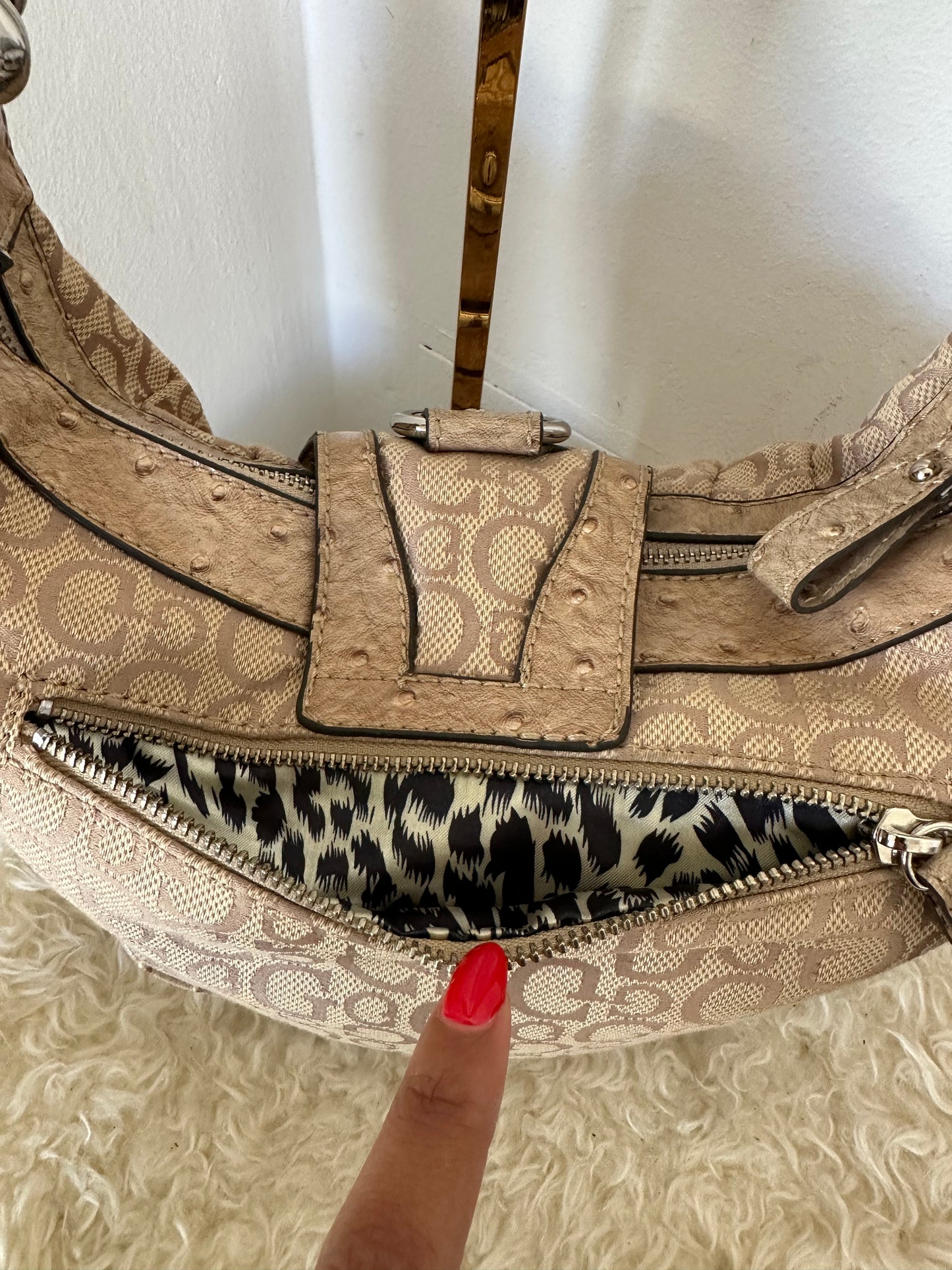 Guess Tasche vintage y2k rare beige