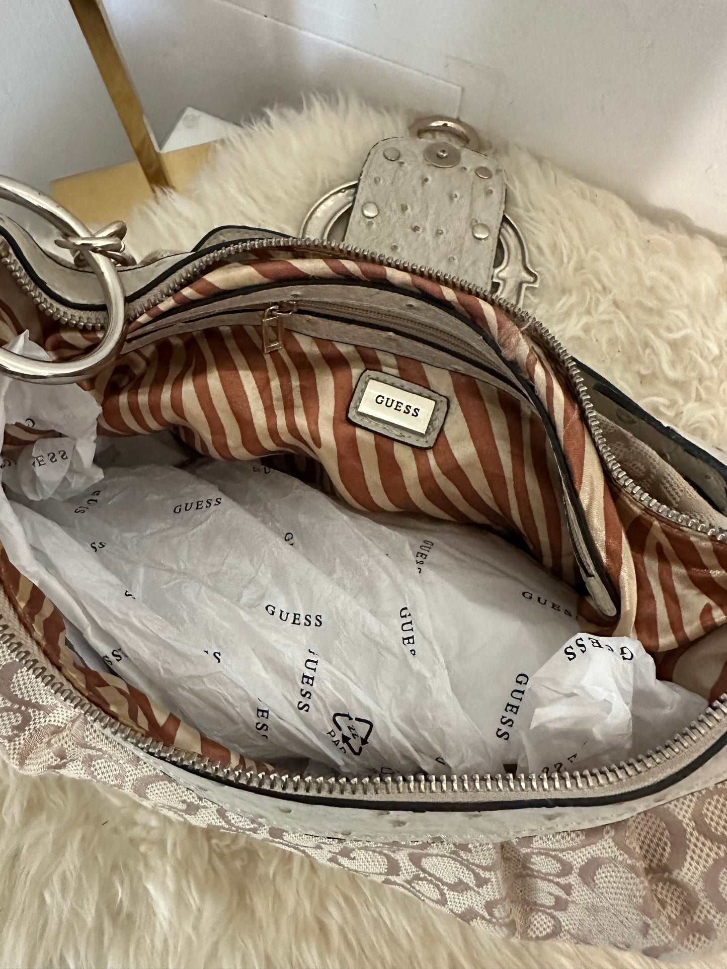 Guess vintage tasche y2k rare beige