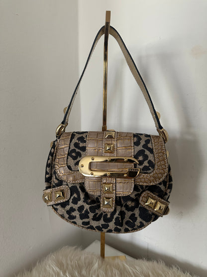 Guess Tasche Vintage Y2K Rare Leopard