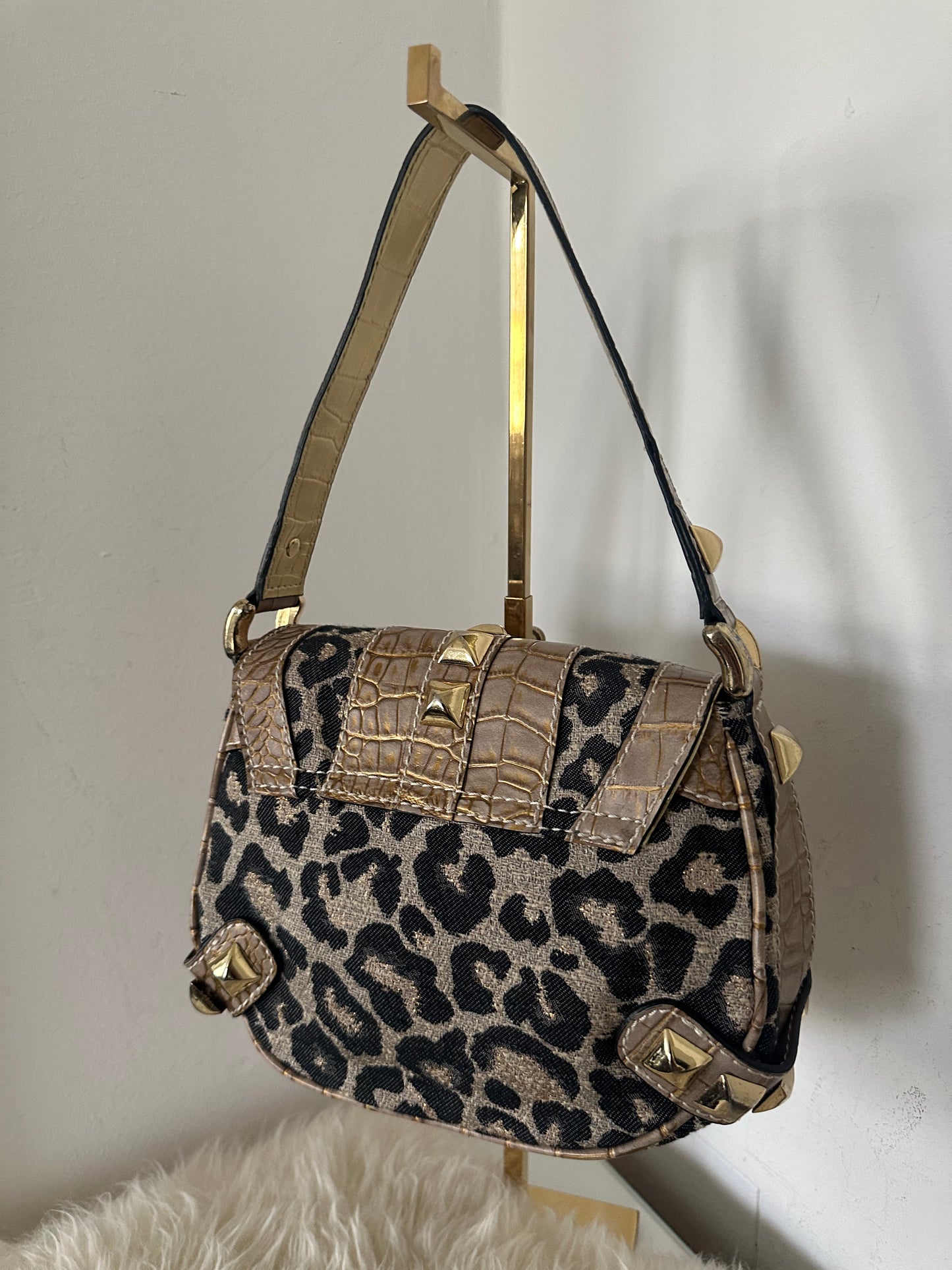 Guess Tasche Vintage Y2K Rare Leopard