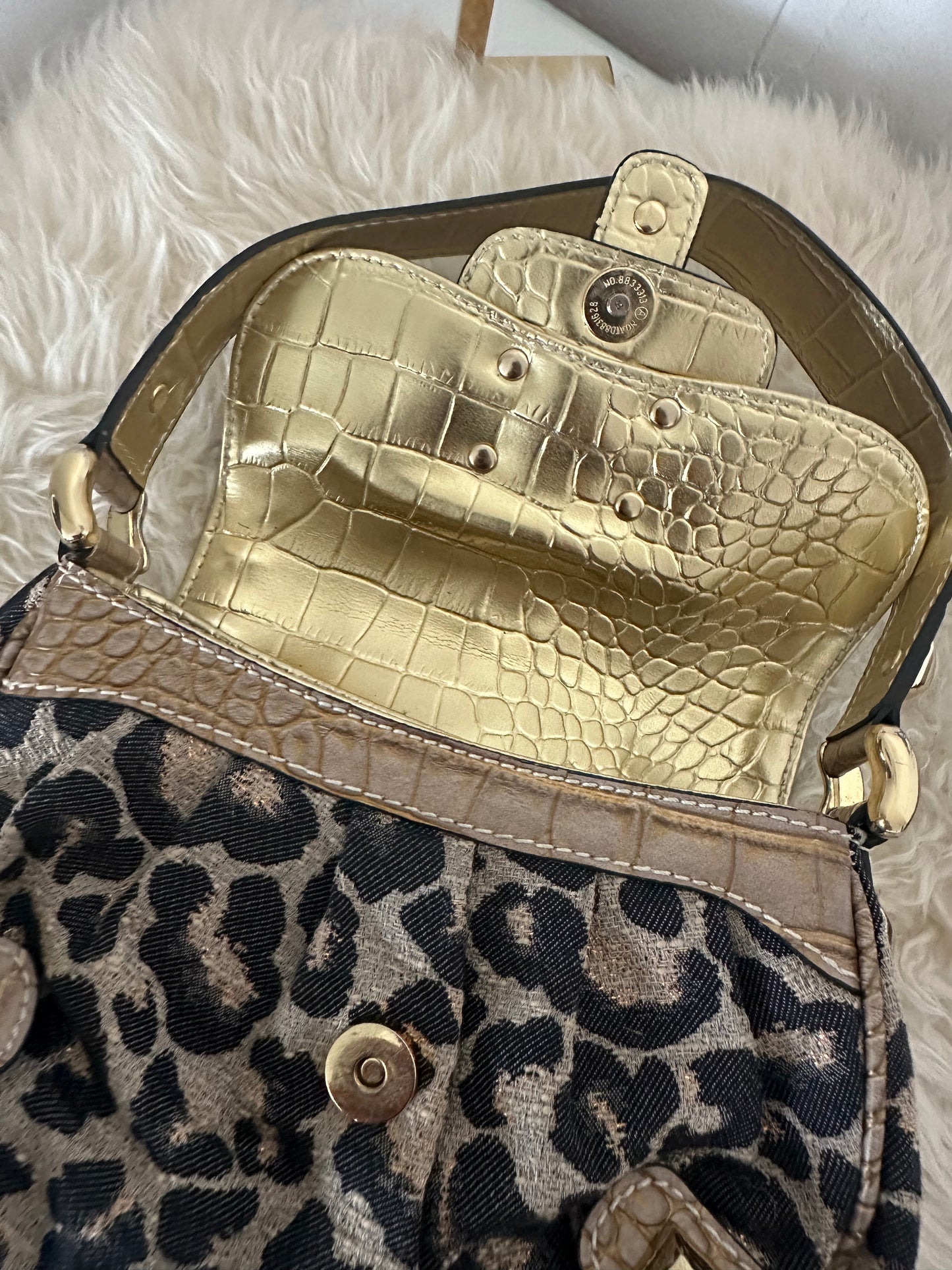 Guess Tasche Vintage Y2K Rare Leopard