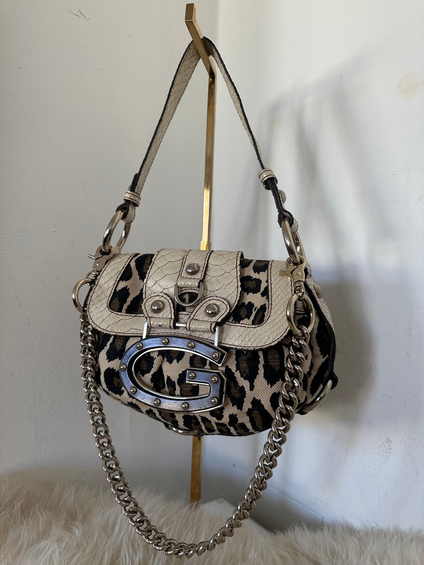 GUESS TASCHE VINTAGE LEOPRAD