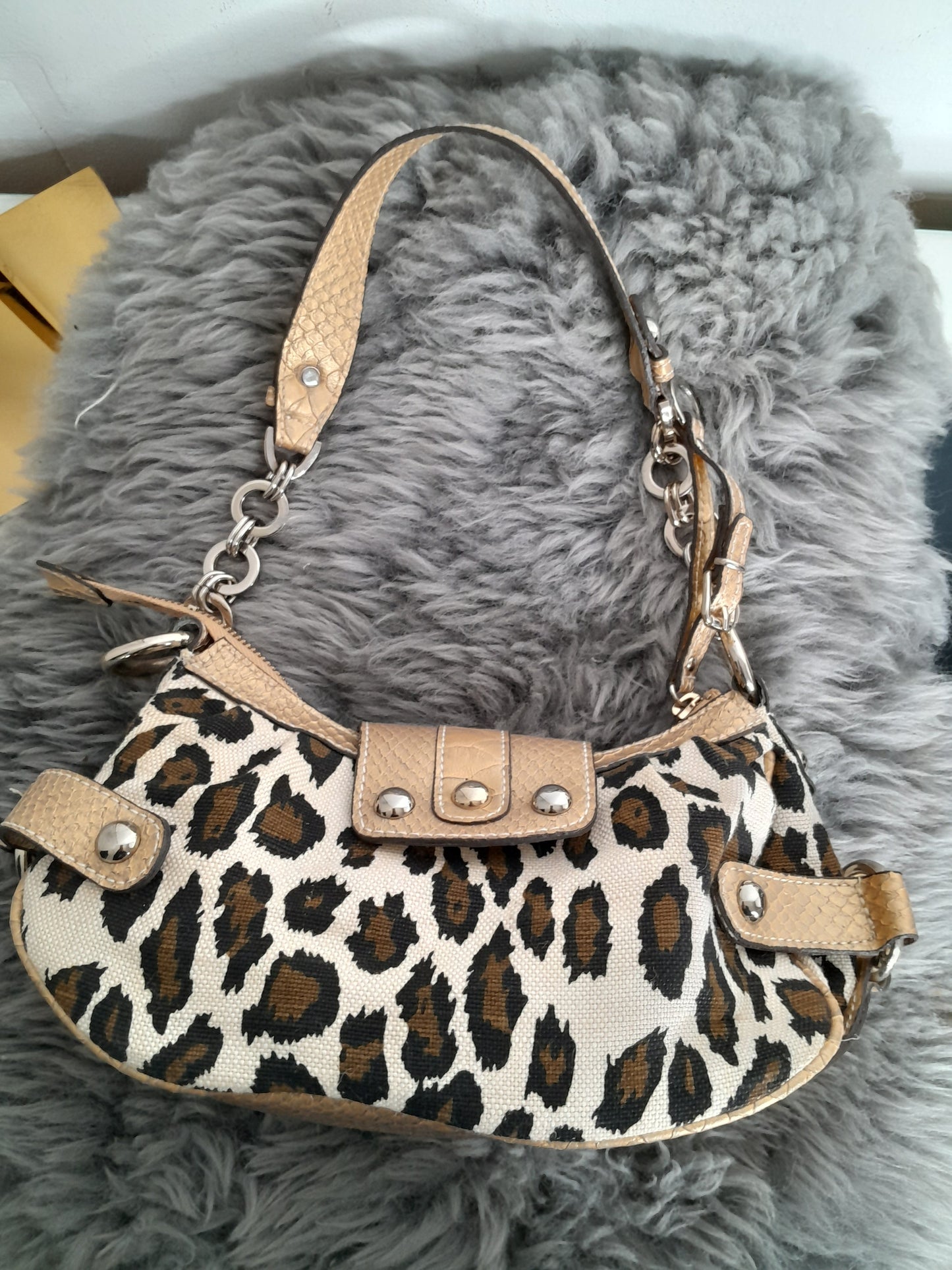 Guess vintage leopard tasche