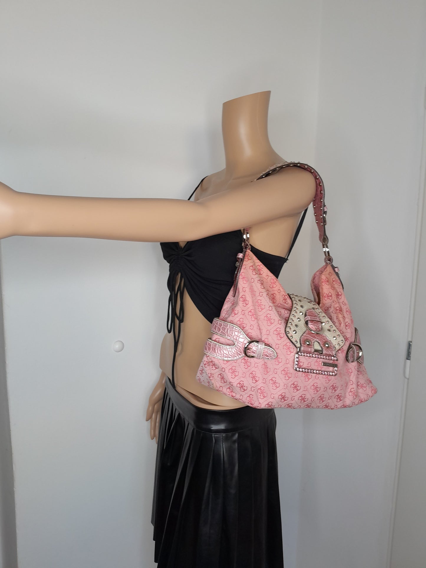 Guess vintage tasche Rosa MIT geldbörse