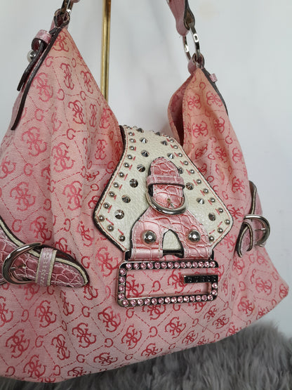 Guess vintage tasche Rosa MIT geldbörse