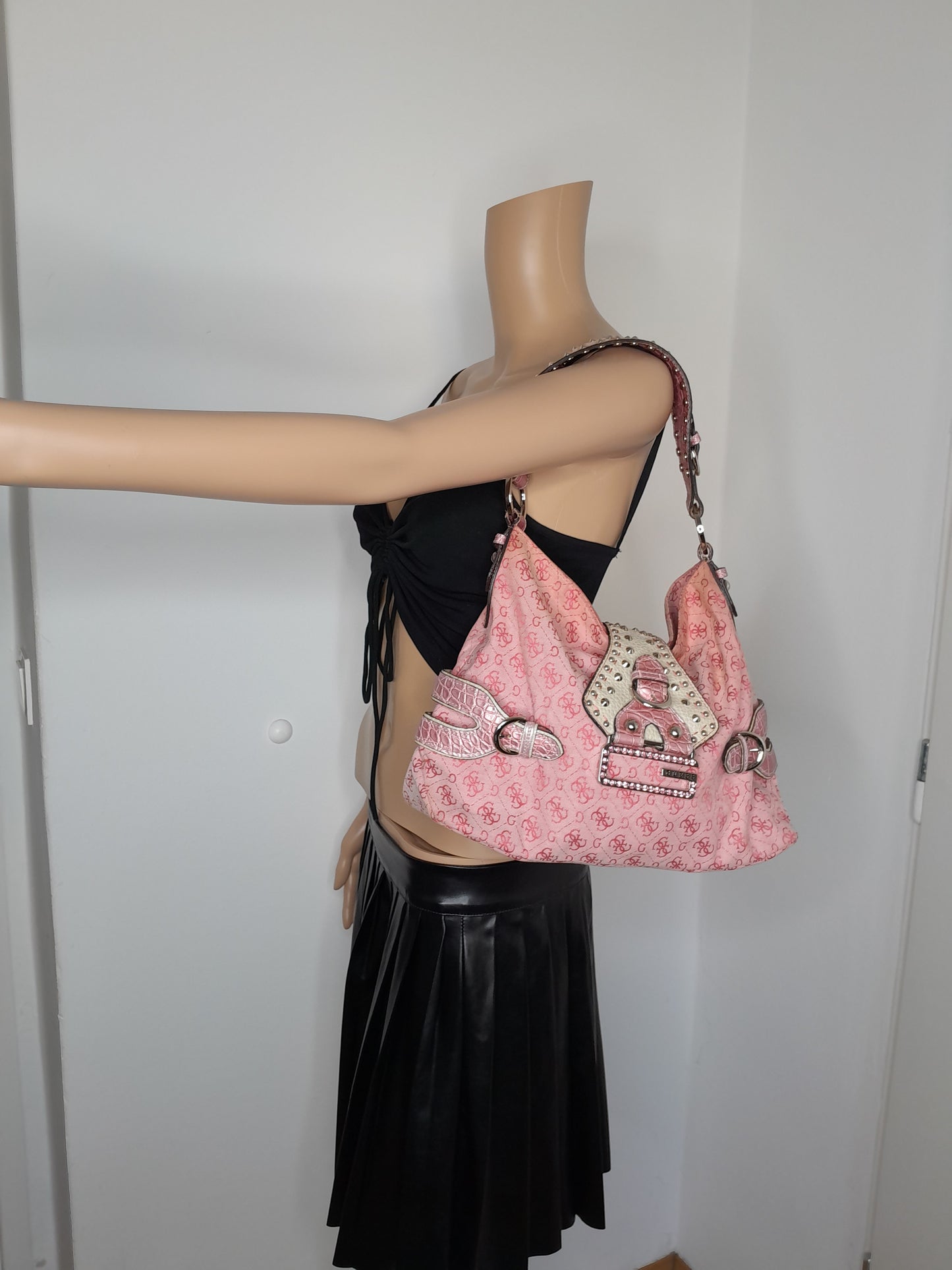 Guess vintage tasche Rosa MIT geldbörse