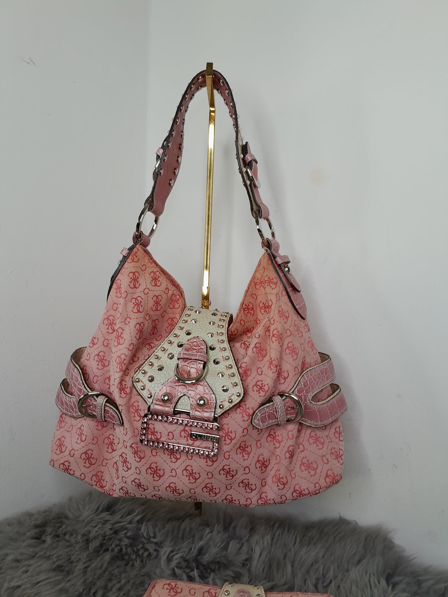 Guess vintage tasche Rosa MIT geldbörse