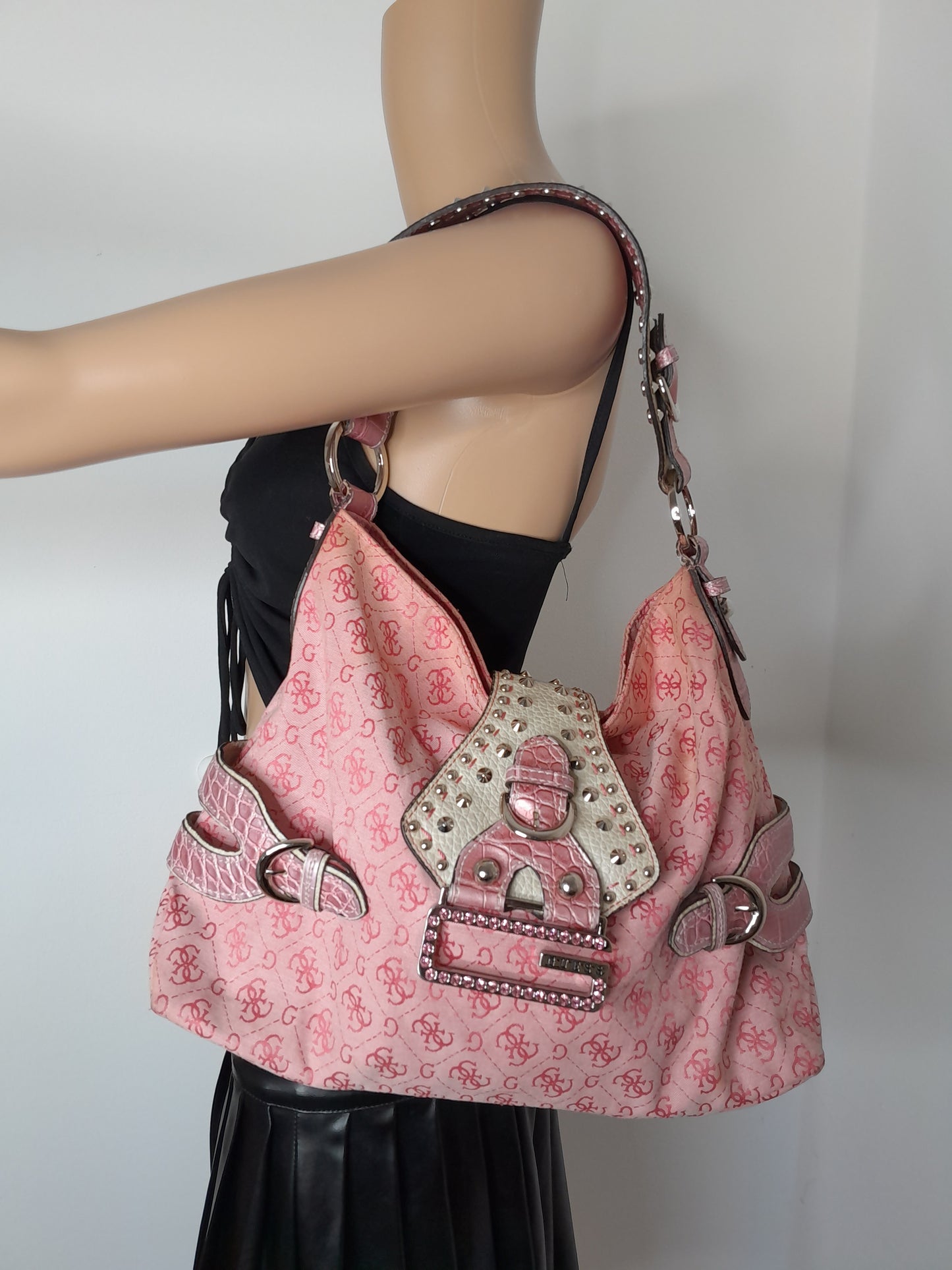 Guess vintage tasche Rosa MIT geldbörse