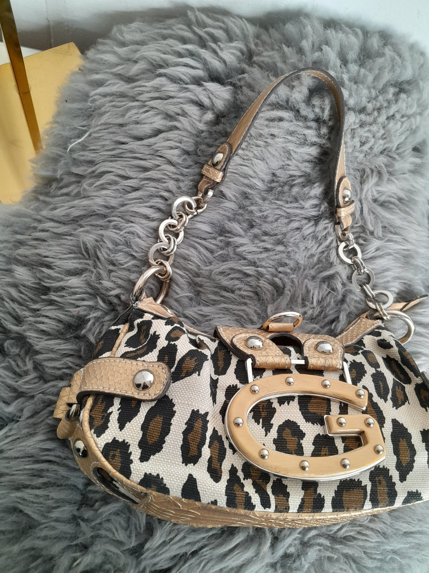 Guess vintage leopard tasche